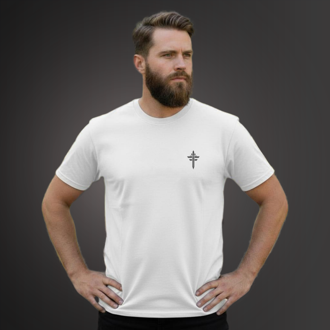 FRONT™ FF Sovereign Mark Charcoal I White Essential Unisex Tee