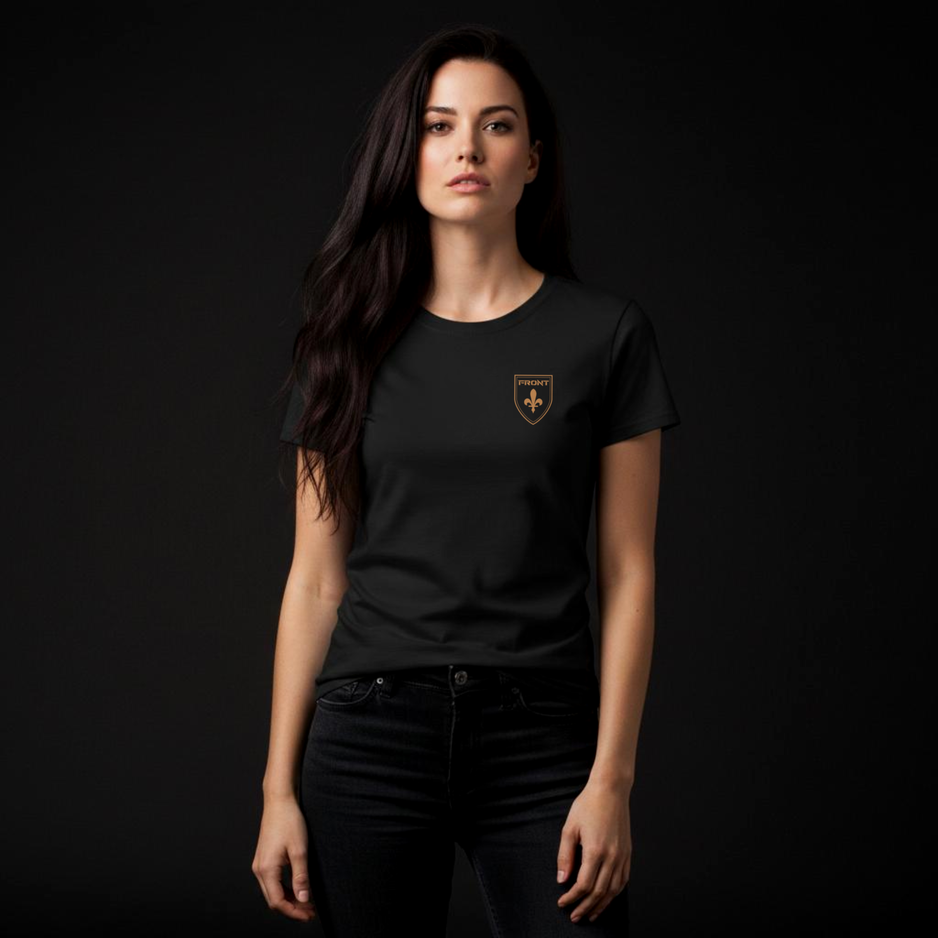 FRONT™ MIDNIGHT GLORY LTD World Cup 2026 I Black Essential Unisex Tee